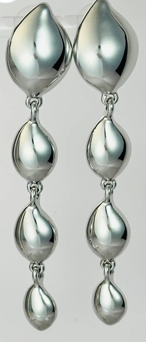 Silver Drop Earrings