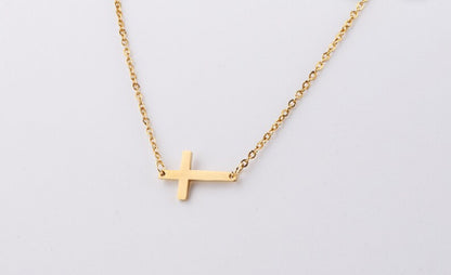 Tiny Cross Necklace