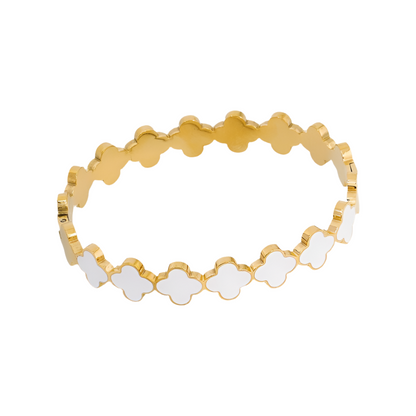 Cleo Clover Cuff Bracelet