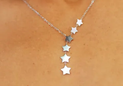 Simple Stars Chain Necklace