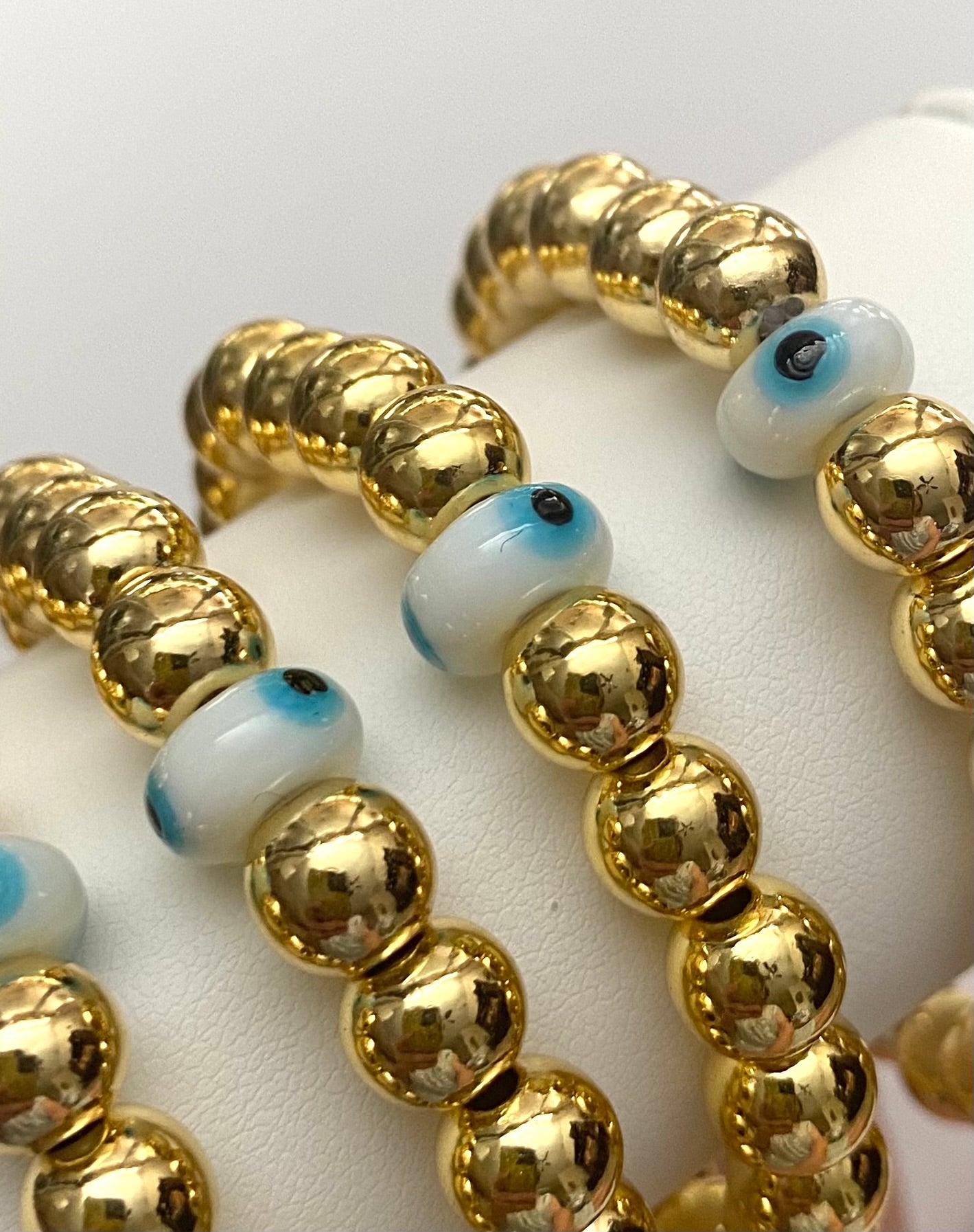 Eva Blue Eye Beaded Bracelet