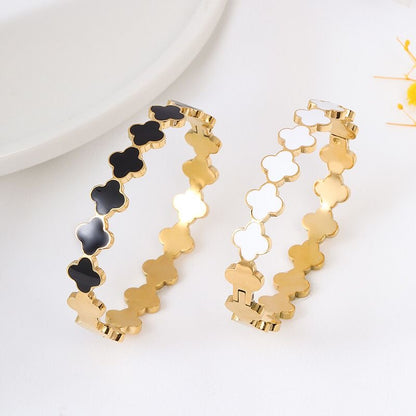 Cleo Clover Cuff Bracelet