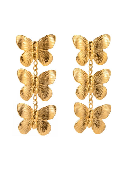 Pendientes de mariposa