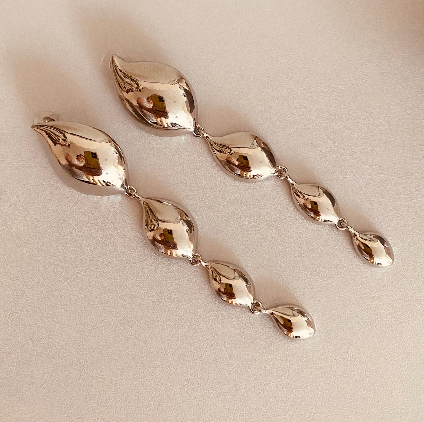 Silver Drop Earrings