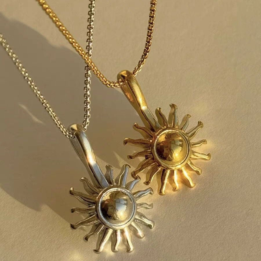 Daylight Sun Pendant Necklace