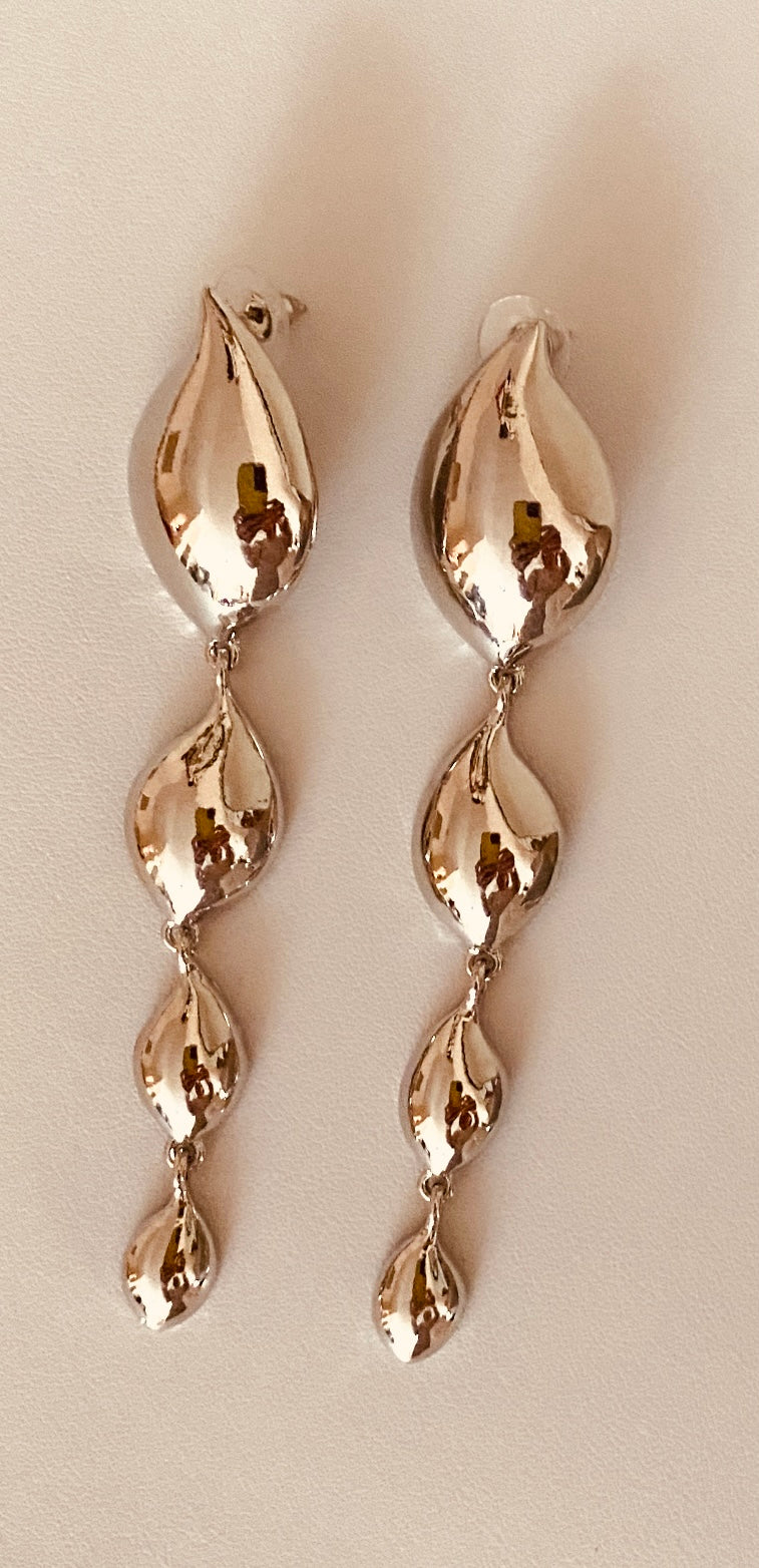 Silver Drop Earrings