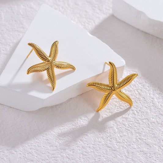 Pendientes de estrella de mar