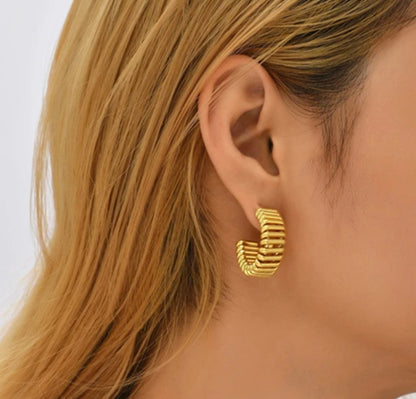 Fiorela Hoop Earrings