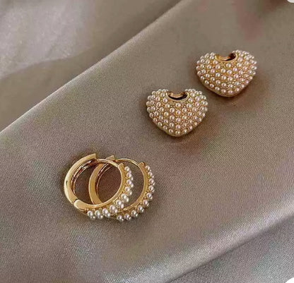 Ivanka Pearl Charm Earrings