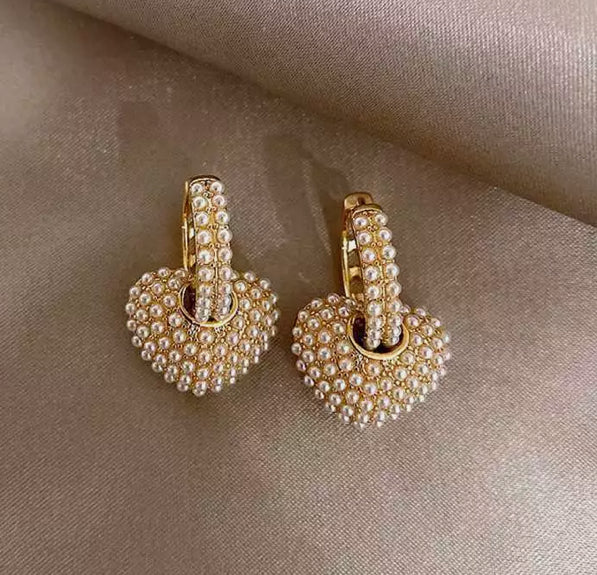 Ivanka Pearl Charm Earrings