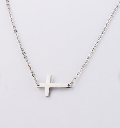 Tiny Cross Necklace