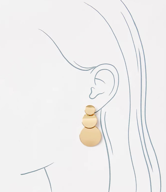 Triple Drop Earrings