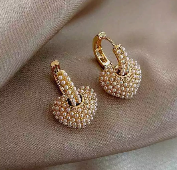 Ivanka Pearl Charm Earrings