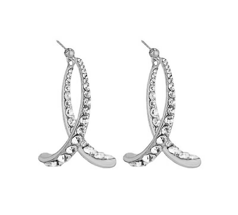 Anáis Cross Curved Earrings