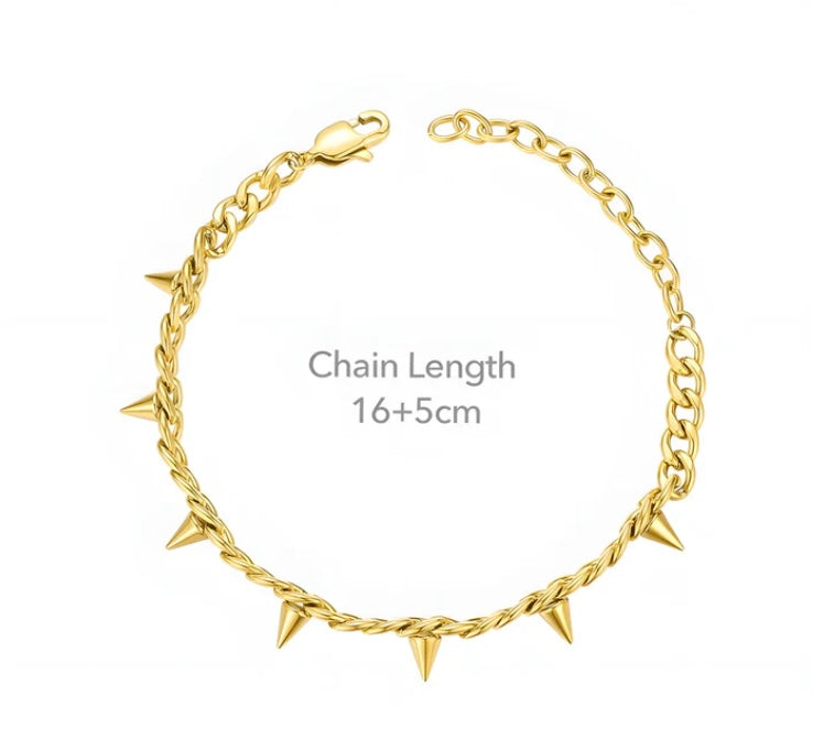 Chic Spike Chain Necklace