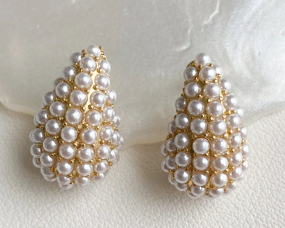 Irina Teardrop Pearl Earrings