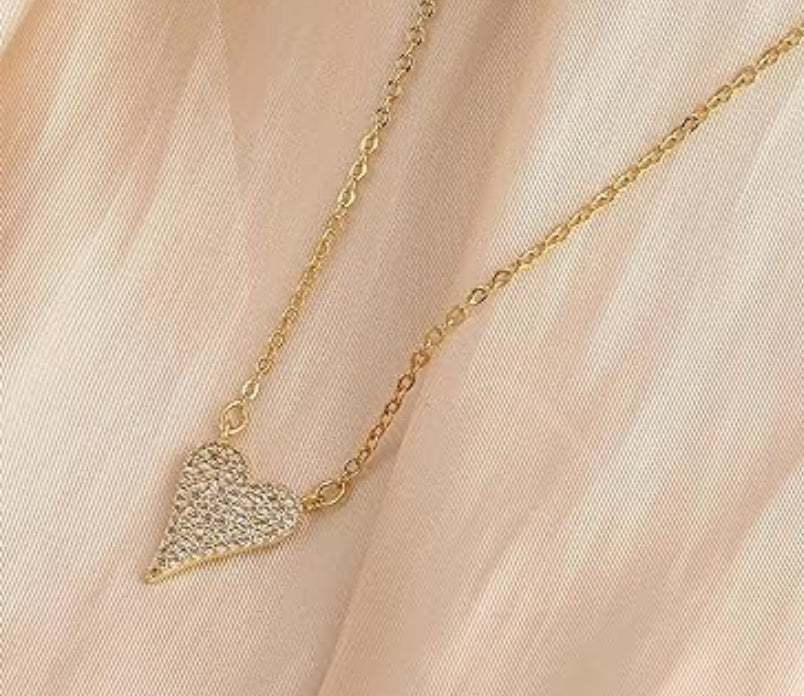 Collar de corazón de amor