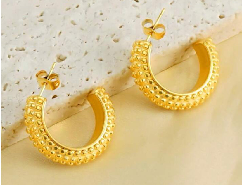 Oni Hoop Earrings