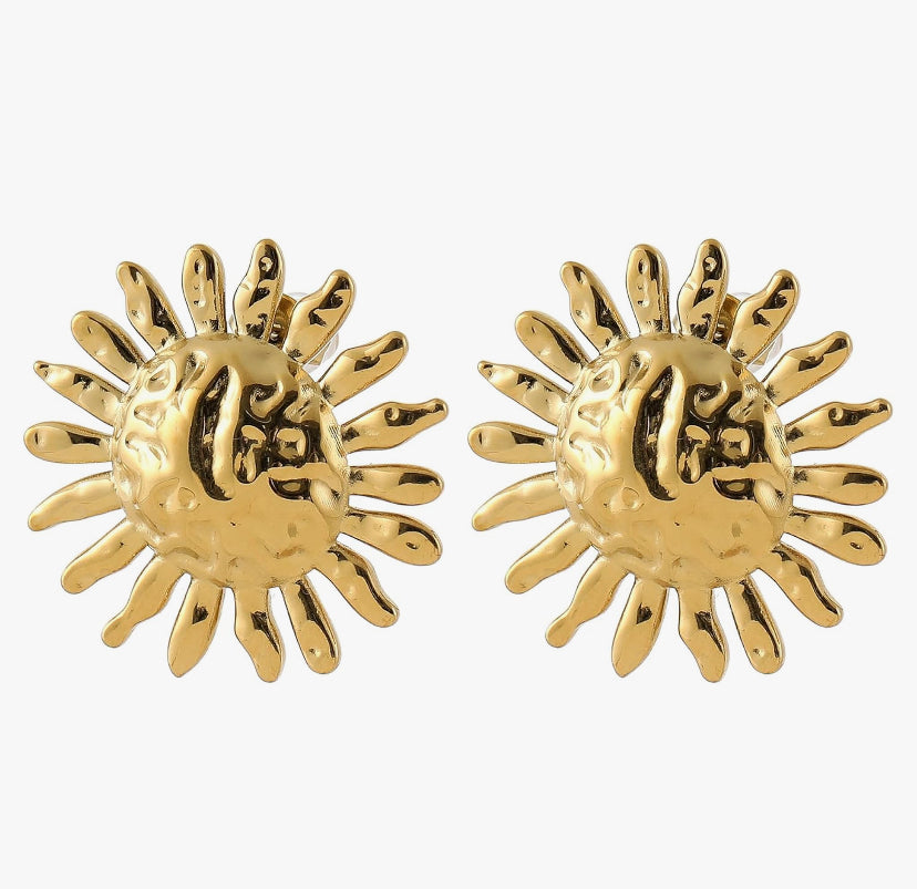 Mina Sunflower Earrings