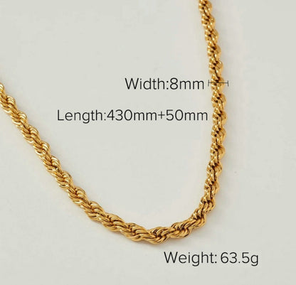 Classy Rope Chain Necklace