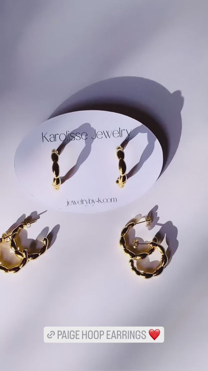 Paige Hoop Earrings